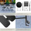 Ensemble table et chaises bistrot Frieda, pliable pour 2 Voir les images du produit 5