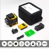 Křížový laser zelený 3x360°, čárový laser KAIWEETS KT360A Náhled obrázku produktu 7
