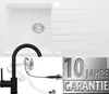 Granitspüle Küchenspüle Armatur Granit Siphon Einbauspüle Produktbild-Vorschau 2