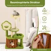 Arbre à chat COSTWAY, Arbre à chat avec niche pour chats, Voir les images du produit 8