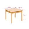 Tavolo da gioco in legno per bambini Anteprima dell’immagine prodotto 4