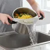 com-four® 2x Abgießhilfe für Kochtöpfe - Topfsieb Produktbild-Vorschau 2