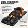 A collection of off-road recovery accessories laid out in a storage bag. Náhled obrázku produktu
