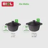 BIOL Gusseisen Topf mit Deckel Ø 25 cm 5L für Küche Backen Produktbild-Vorschau 4
