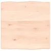 A top-down view of a light-colored wooden tabletop with a live edge. Náhled obrázku produktu