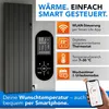 BELVIT Elektroheizkörper 2000 W Mattschwarz mit Smart WLAN Produktbild-Vorschau 3