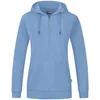 JAKO Damen Kapuzenjacke Organic, Farbe:eisblau, Größe:40 Produktbild-Vorschau 3