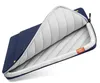 An open laptop sleeve with a padded interior. Produktbild-Vorschau