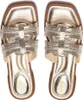 Sandali Del Marchio Clarks Del Modello Ariany Mule Oro Anteprima dell’immagine prodotto 10