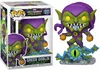A Funko Pop! vinyl figure of the Green Goblin from Marvel Mech Strike, shown both in its packaging and displayed outside of it. Podgląd zdjęcia produktu