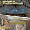 COSTWAY Tente de chasse unilatérale transparente à 270°, Voir les images du produit 2