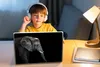 MuchoWow® Laptop Aufkleber Sticker Cover Elefant - Schwarz Produktbild-Vorschau 3