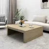 vidaXL Couchtisch Sonoma-Eiche 100x100x35 cm Holzwerkstoff Produktbild-Vorschau 3