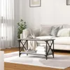 vidaXL Konferenčný stolík Grey Sonoma 80x45x45 cm Materiál Náhľad obrázku produktu 3