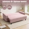 Schlafsofa Cordstoff - LUX 225 cm - Sofa mit schlaffunktion Produktbild-Vorschau 3