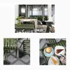 Outdoor Essgruppe Tisch- und Stuhlset aus Eisen – Produktbild-Vorschau 9