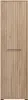 Camerano - Armoire 1 Porte, Chêne Marron Nœuds, 2 Étagères Voir les images du produit 10