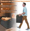 YARDIN XXL Koš na dřevo s vyztuženými rukojeťmi Koš na Náhled obrázku produktu 4