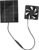 Solární panel ventilátoru výfukový vzduch ventilace rozptyl Náhled obrázku produktu 4