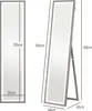 HOMCOM Ganzkörperspiegel 40 x 160 cm Standspiegel mit Produktbild-Vorschau 3