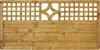 Vorgartenzaun Konsta Livia 180 x 90 cm honig Produktbild-Vorschau 1