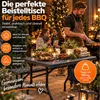 Mesa plegable Rijoka para camping, de ratán, para jardín – Vista previa de la imagen del producto 2