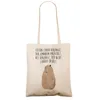 Mr. & Mrs. Panda canvas tasche Murmeltier - Transparent - Produktbild-Vorschau 2