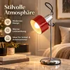 Retro Tischlampe in Rot mit E27 und 9 W, 3 Lichtfarben von Produktbild-Vorschau 5