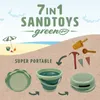 7in1 Sandspielzeug Set GREEN, (Sand Toys) -Plastic Produktbild-Vorschau 22