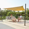 Tente d'ombrage Relaxdays, 5 x 5 m, HDPE, respirante, pour Voir les images du produit 5