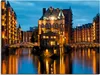 ARTland Leinwandbild Teil der alten Speicherstadt in Produktbild-Vorschau 1