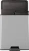 Curver Duo Tretmülleimer Deco 26L+26L Silbern Produktbild-Vorschau 5