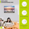 ARTland Leinwandbild Der See in den Farben der Wolken Produktbild-Vorschau 3