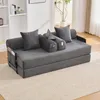 MODFU Kompressionssofa mit Seitentaschen,Klappsofa mit drei Produktbild-Vorschau 3