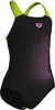 Arena DIM LIGHT SWIMSUIT Girls BLACK-ARTIC LIME 140 Produktbild-Vorschau 3