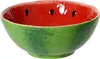 Schale 15x6cm Keramik in Wassermelone Form Rot / Grün Produktbild-Vorschau 2