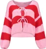 Hailys Cardigan Damen LS A CD Ch44arlie rosa/rot S-M Produktbild-Vorschau 1