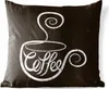 MuchoWow® Outdoor Kissen - Kaffee - Zitate - Vintage - Produktbild-Vorschau 1