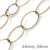 24mm-Halskette-aus-585-Rotgold-matt-glänzend-50cm Produktbild-Vorschau