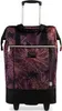 A wheeled shopping bag with a floral pattern. Voir les images du produit