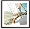 Gerahmtes Poster - Schwarzer Rahmen - Yacht Segeln So - Produktbild-Vorschau 1