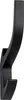 Siro Garderobenhaken Organic L= 150 mm LA= 32 mm Schwarz Produktbild-Vorschau 6