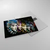 Bilder auf glas - Abstrakt Maske Feder Festival - 70x50cm - Produktbild-Vorschau 2