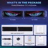 iMars Devil Eyes sada 2 čelních skel 36 × 10 cm LED s Náhled obrázku produktu 9