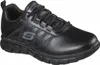 A black Skechers sneaker is shown from a side angle against a white background. Anteprima dell’immagine prodotto