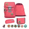 Belmil Motion ergonomisches Schulranzen Set 5-teilig "Sweet Candy" aus recyceltem Material