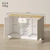Komoda HOMCOM z szufladami, 2 drzwiami, 2 otwartymi Podgląd zdjęcia produktu 3