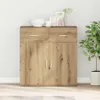 vidaXL Komoda, odstín Artisan Oak, 78 x 38 x 80 cm, Náhled obrázku produktu 1