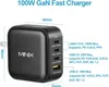 MINIX NEO P3, 100W 4-Port Turbo GaN Ladegerät 3x USB-C, 1x Produktbild-Vorschau 3