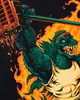 style3 Gojira Gym Herren T-Shirt fitness japan monster Produktbild-Vorschau 2